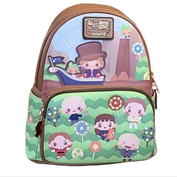 Loungefly 50th Anniversary EditionWilly Wonka Backpack NWT
